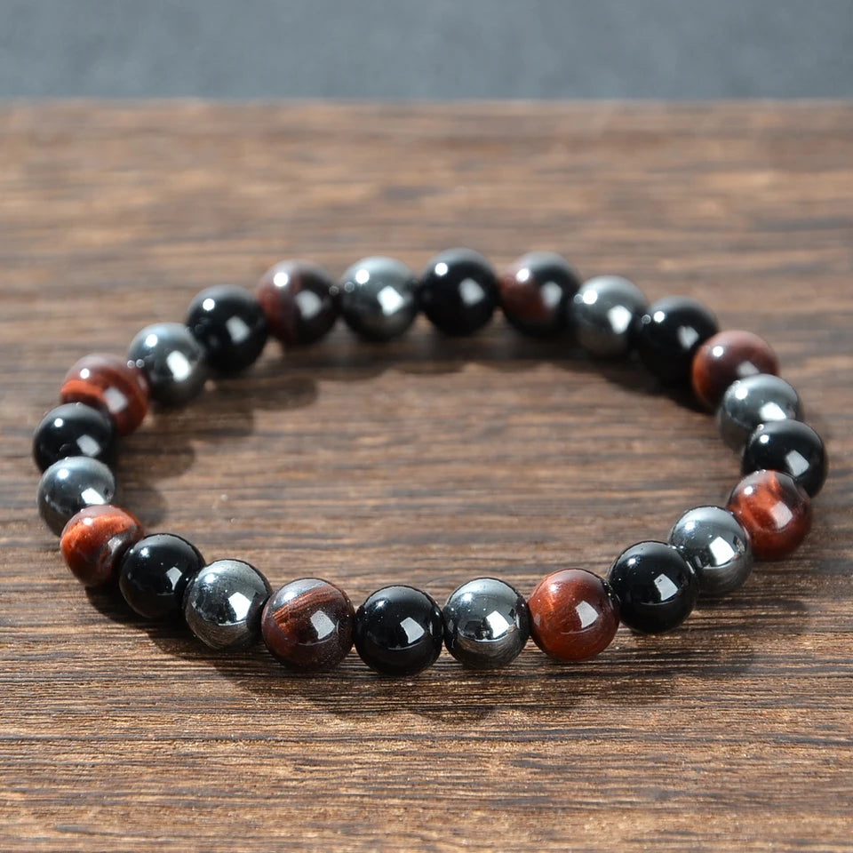 ✨ Natural Crystal Gemstone Bracelet – Meaningful Anniversary Gift for Boyfriends, Perfect for Daily Wear & Special Occasions