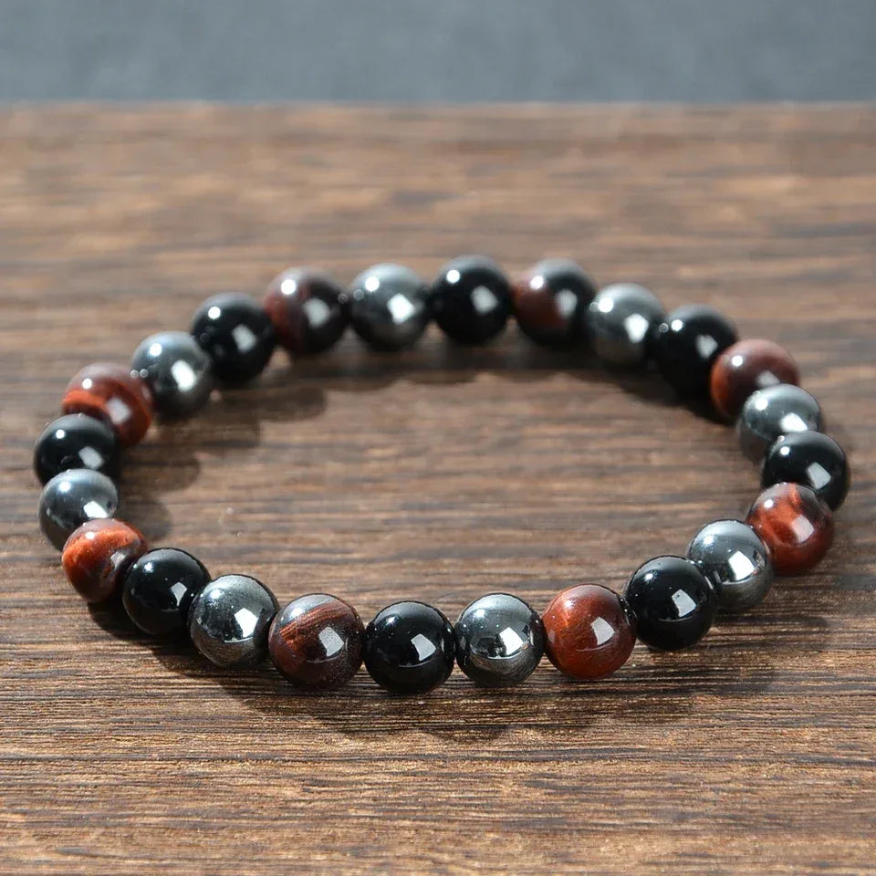 ✨ Natural Crystal Gemstone Bracelet – Meaningful Anniversary Gift for Boyfriends, Perfect for Daily Wear & Special Occasions