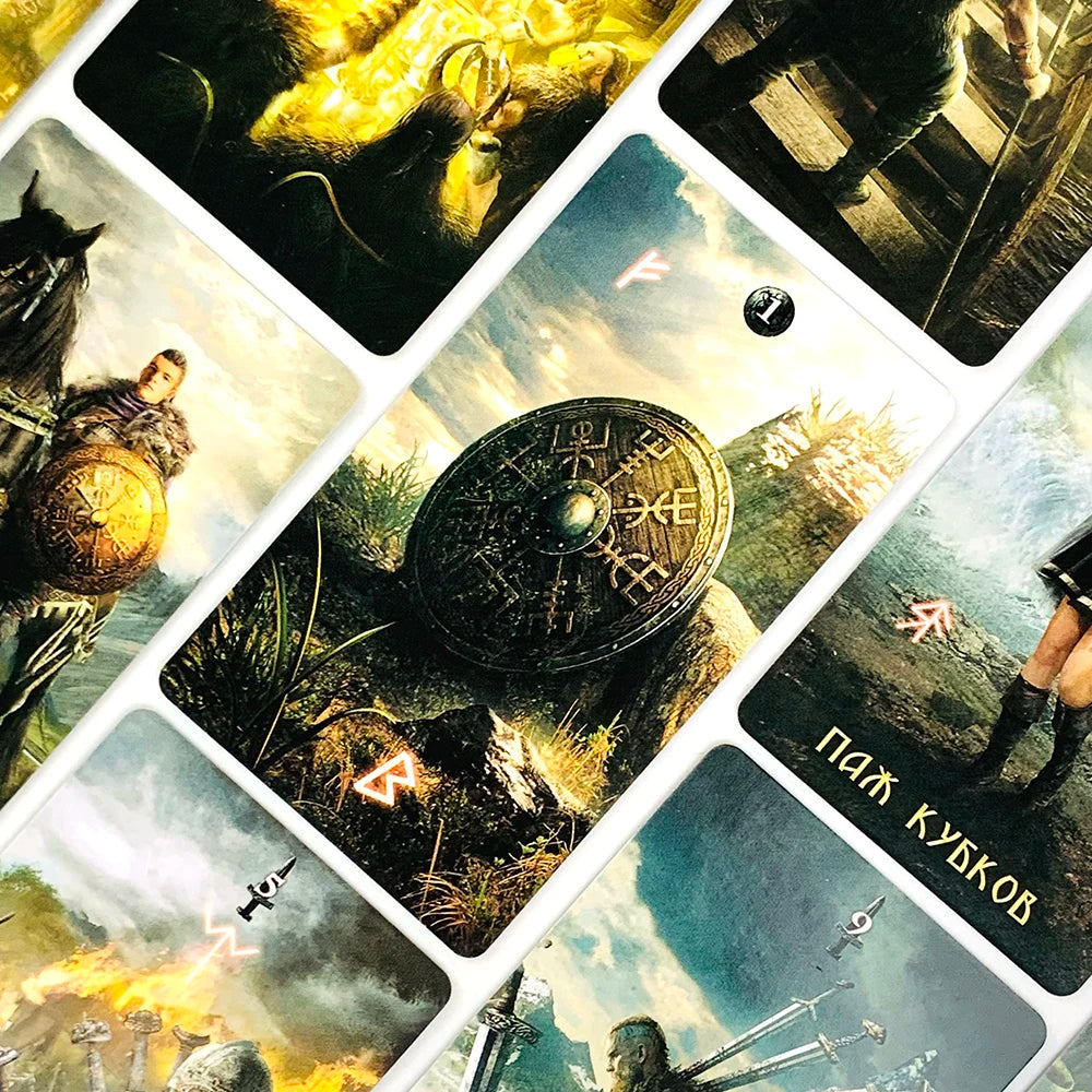 🎃 New Russian Version Tarot Cards | Family Gathering & Mysterious Divination Board Game – Perfect Halloween & Christmas Gift