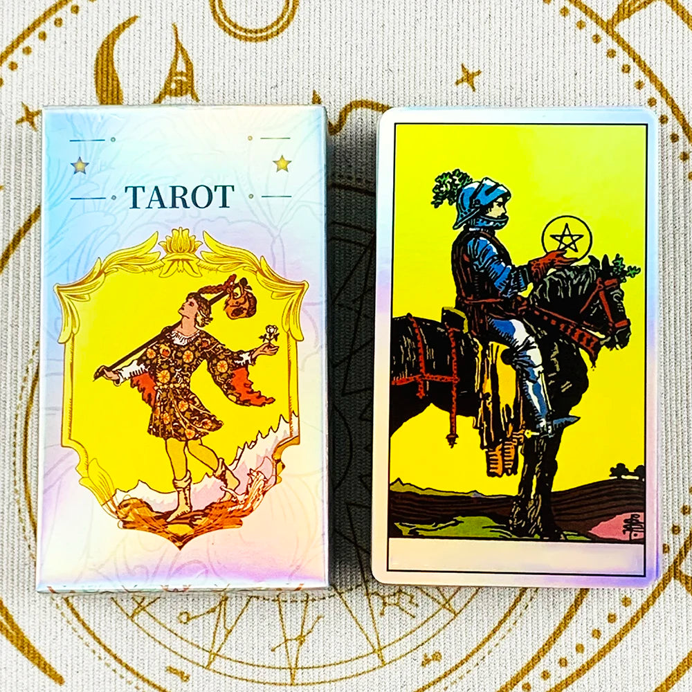 Tarot Oracle 78-Card Divination Deck – Specially Designed for Family Entertainment, Fate Divination, Holiday Games, and Christmas Gifts