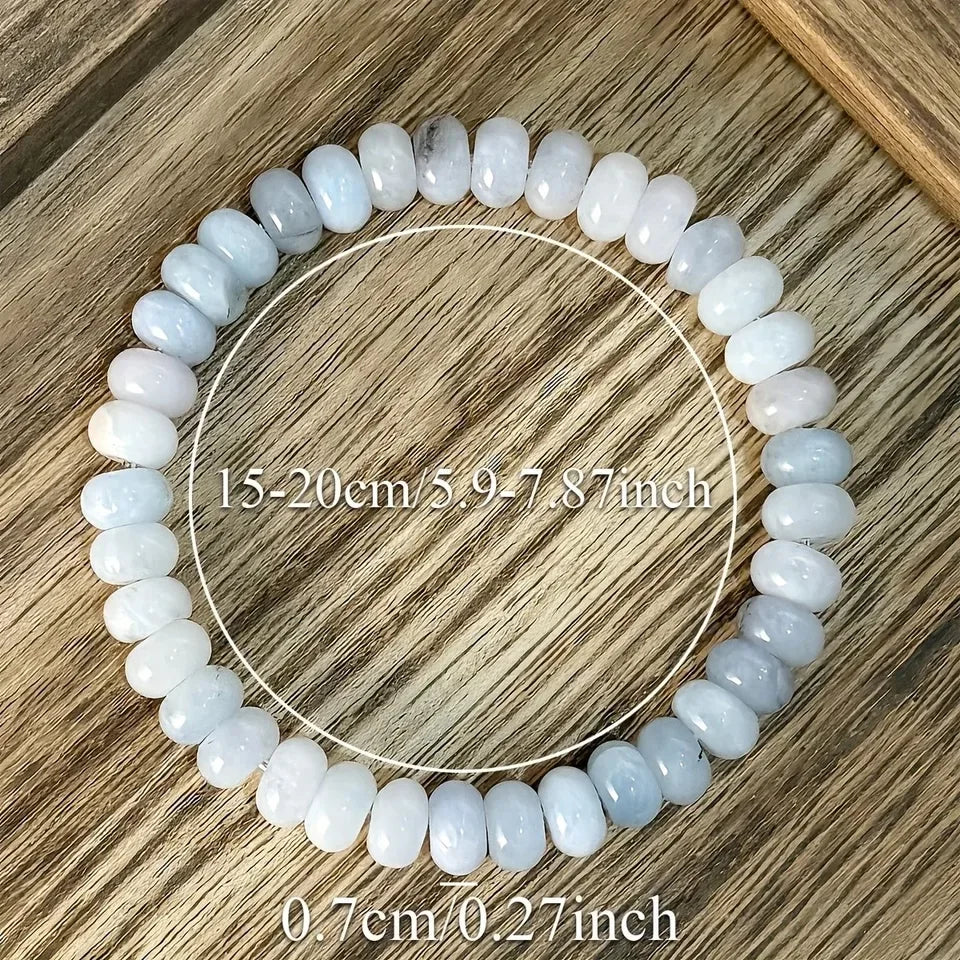 Elegant Lavender Stone Bracelet can help alleviate anxiety, maintain calmness and help relax nerves, and promote sleep