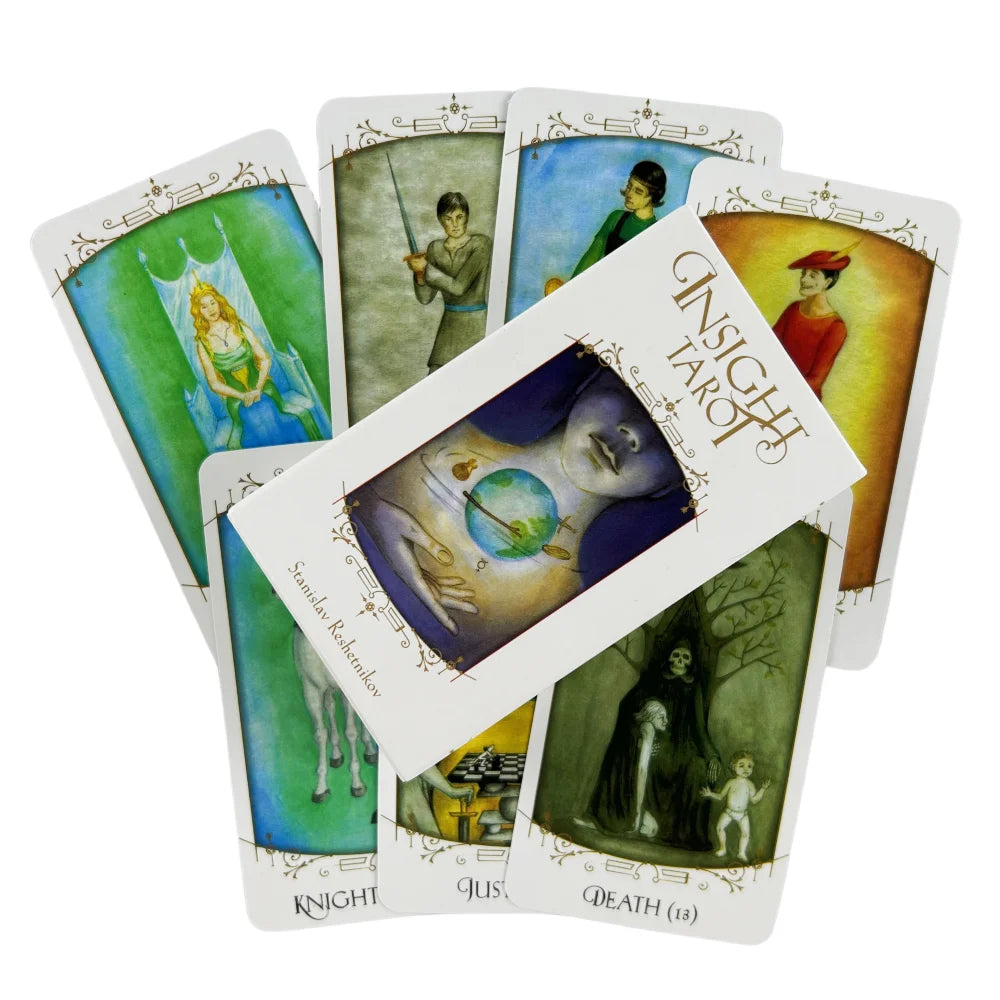🌟 Insight Tarot Cards for Beginners – 78-Card Deck with Detailed Meanings Edition for Easy Learning and Guided Readings