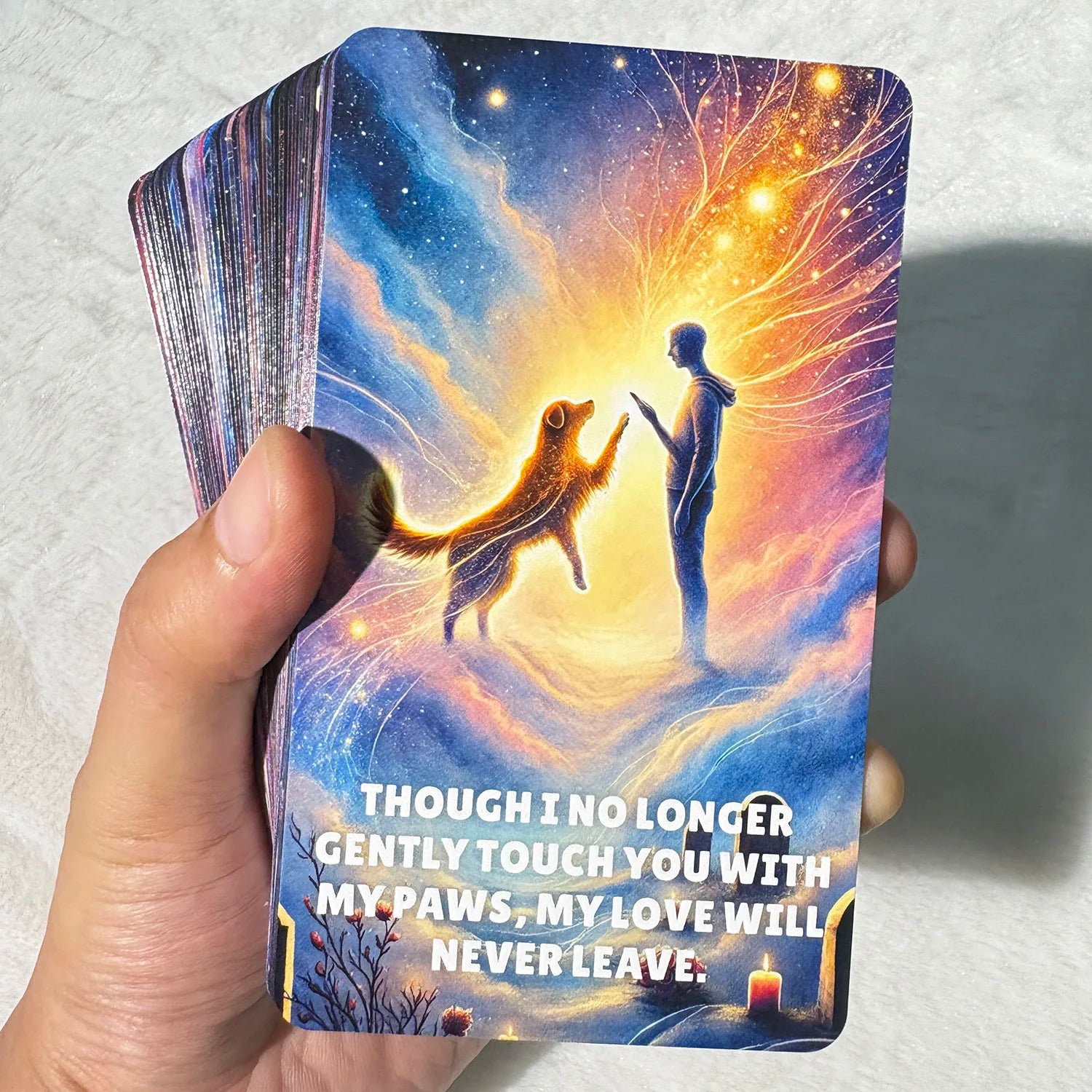🌟 Heaven Guidance Oracle Cards – 54-Card Deck with Paper Guidebook, English Version for Spiritual Guidance and Fate Divination
