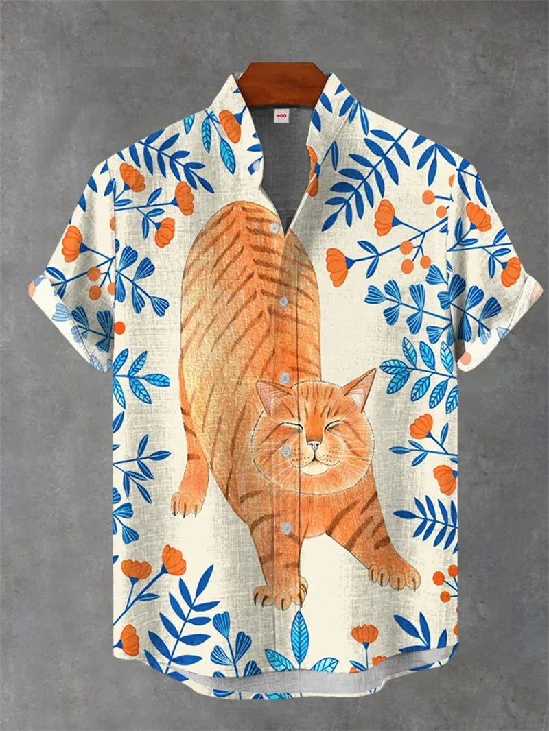 🏝️ The Global 3D Import Masterpiece: Premium Men's Casual Hawaiian Shirt – High-Definition 3D Graphic Print, Ultra-Comfort Single-Breasted Camisa De Hombre, and Affordable Luxury Styling (Cosas Baratas) SFQQQD492
