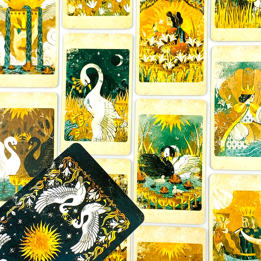 ✨ Magical Journey Cosmic Insight Tarot Deck – 78 Cards for Beginners’ Divination, Family Fun & Holiday Party Board Games