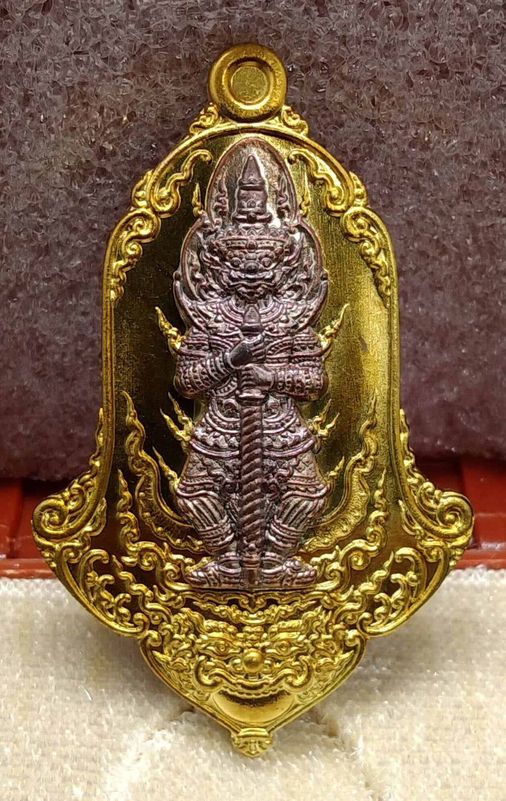 Sacred Protection Thao Wessuwan Amulet - Limited Edition Kathin 2019, Only 399 Worldwide Default Title