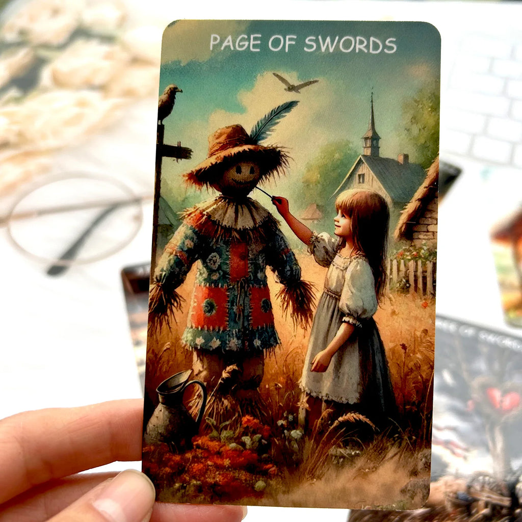 🔥78PCS Tarot Cards | 70*120mm Double-Sided Scratch-Proof Film Tarot Deck with English Guide & Rune Board Game