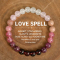 ✨ Pink Amethyst Cubic Self-Love Bracelet – Beautiful Handmade Natural Stone Beaded Bangles – Perfect Couple Love Gifts