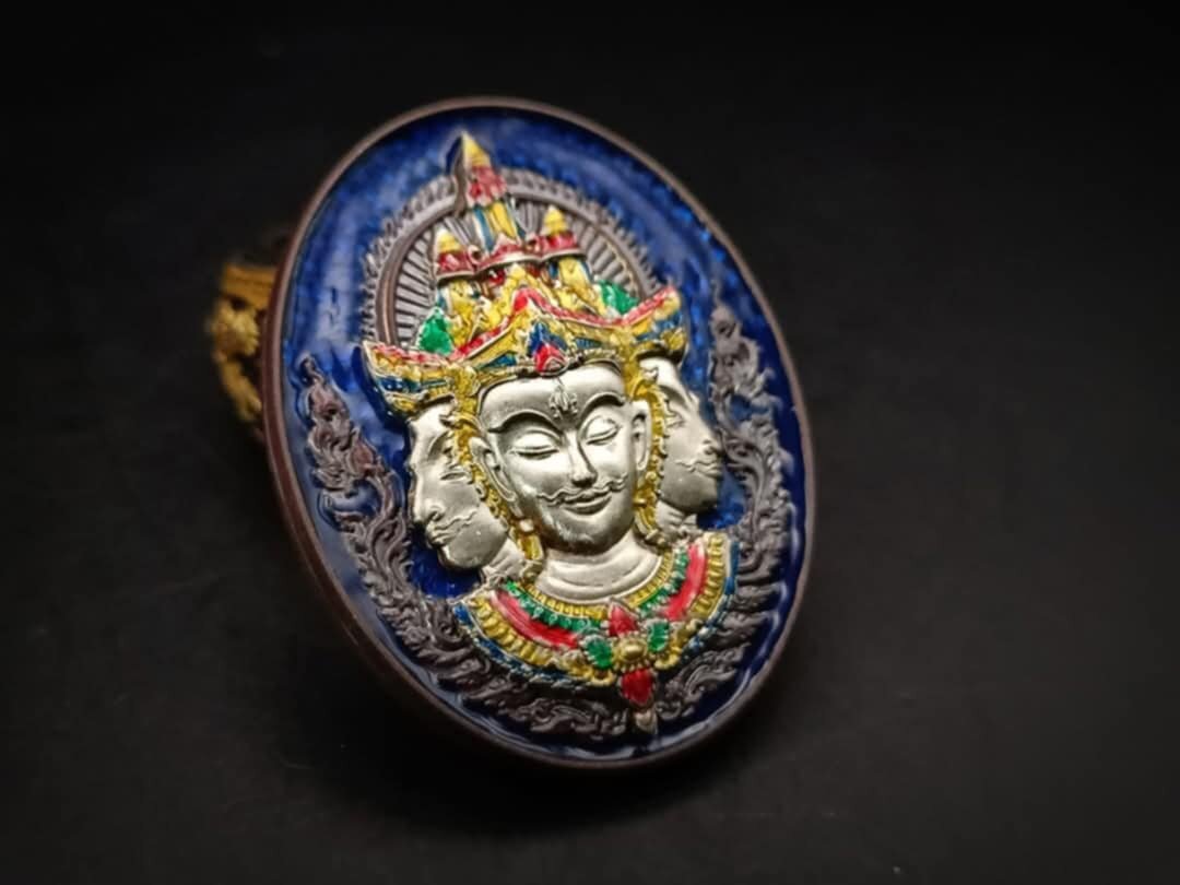 Phra Phrom Medal, Mega Blessing 108 Powers Edition – Authenticated Sacred Amulet by Luang Pu Im, Wat Thung Na Mai