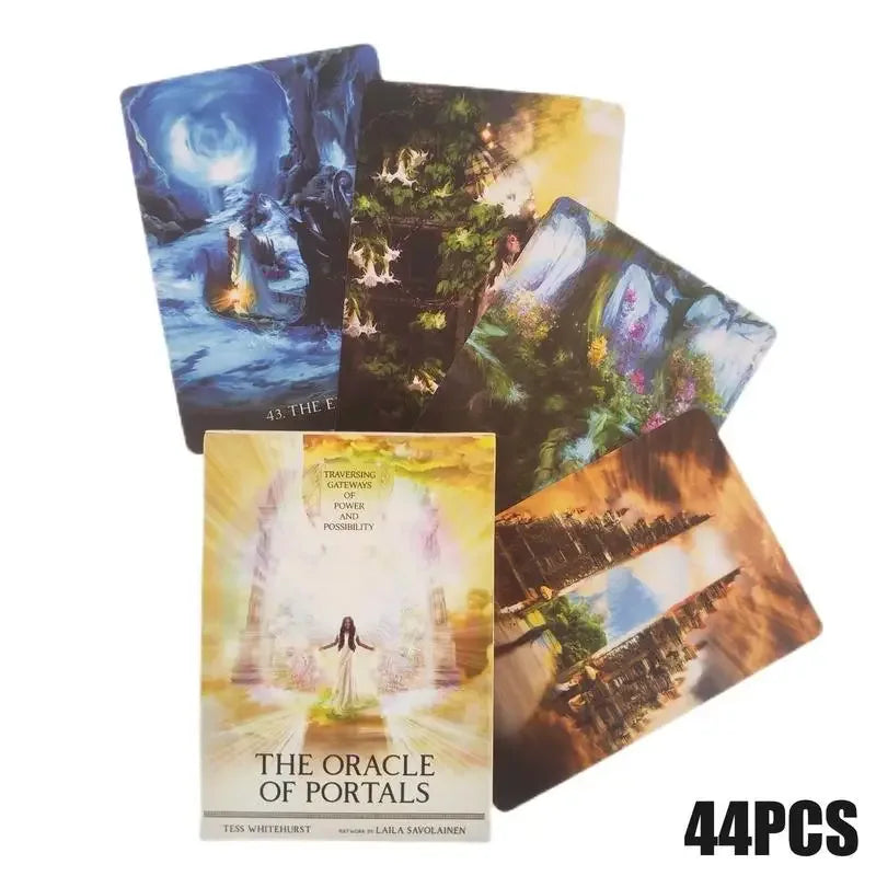 The Oracle Of Portals – 78-Card Tarot Deck for Fate Divination, Beginners & Family Party Board Games