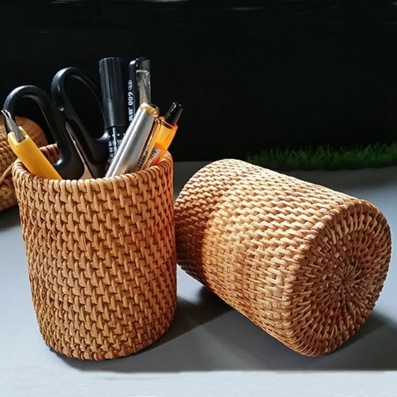 🌿 Natural Autumn Vine Rattan Storage Baskets – Versatile Organizer for Kitchen & Home | Perfect for Cutlery & Tableware | Free Shipping