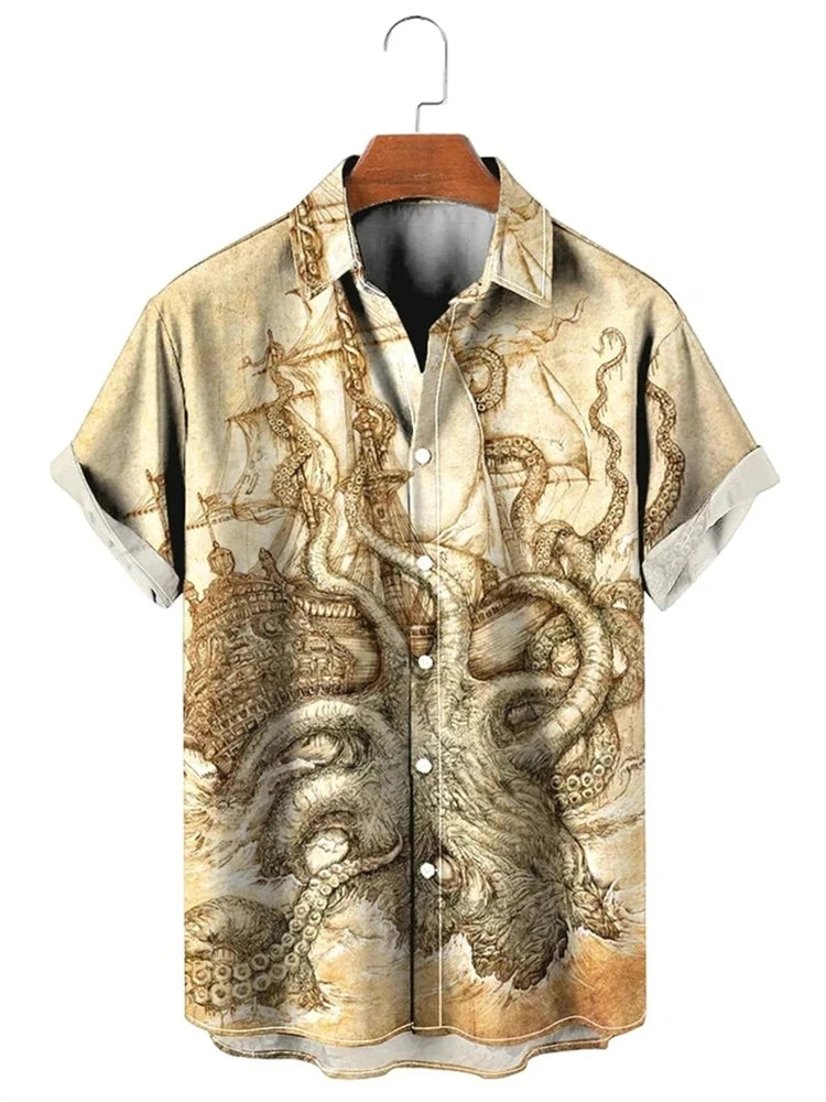 🏝️ The Island-Luxe 3D Masterpiece: Premium Men’s Hawaiian Shirt (S-6XL) – High-Definition 3D Digital Print, Ultra-Breathable Performance Fabric, and Sophisticated Plus-Size Casual Silhouette rfv1541