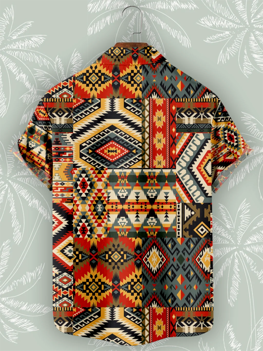 🌍 The Bohemian African Tribe 3D Masterpiece: Premium Men's Retro Short-Sleeve Shirt – High-Definition Tribal Graphic Print, Breathable Summer Beach Fabric, and Sophisticated Oversized Social Silhouette