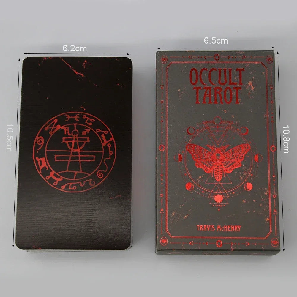 Occult Tarot Divination Deck by Travis McHenry - 78-Card Oracle Inspired by Ancient Magickal Grimoires for Family Parties & Board Games