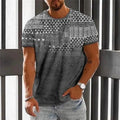 ✨ The Luxury Retro Ethnic Edition: Premium Men’s 3D Printed T-Shirt – High-Definition Colorful Tribal Graphic Print, Breathable Quick-Dry Performance Fabric, and Sophisticated Oversized Luxury Streetwear Tee Tshirt-YSY46997