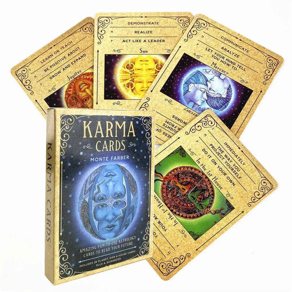 The Oracle Of Portals – 78-Card Tarot Deck for Fate Divination, Beginners & Family Party Board Games 36pcs C