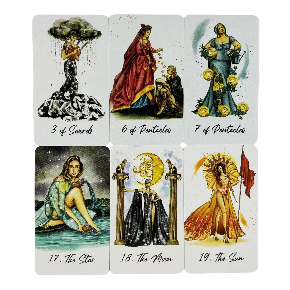 Runway Tarot Cards – 80-Card Beginner-Friendly English Deck for Divination, Family Parties & Board Games
