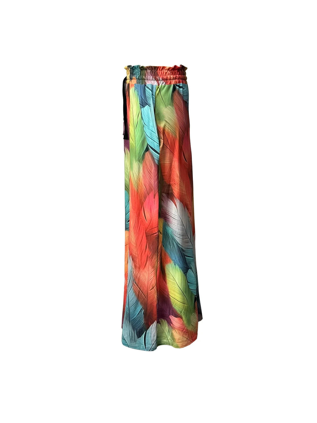 🌟 Wish Spring/Summer New Bohemian Women's Loose 3D Digital Printed High Waist Skirt﻿