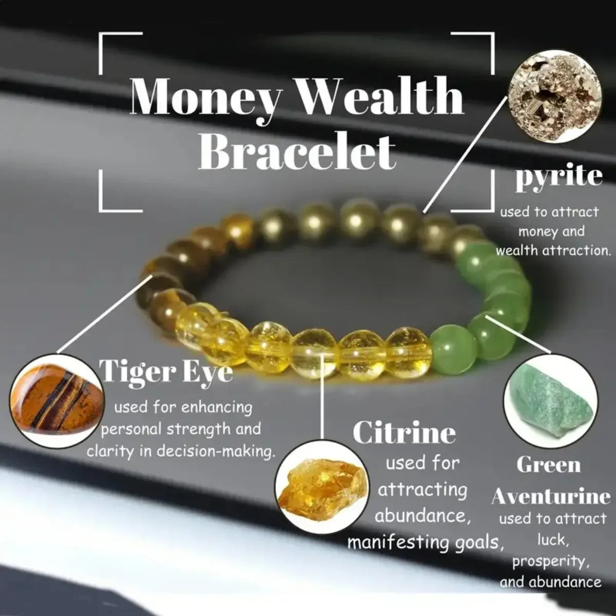 ✨ Magnetic Hematite Tiger Eye and Black Obsidian Triple Protection Bracelet for Wealth, Health & Spiritual Balance – Unisex Durable Natural Stone Jewelry