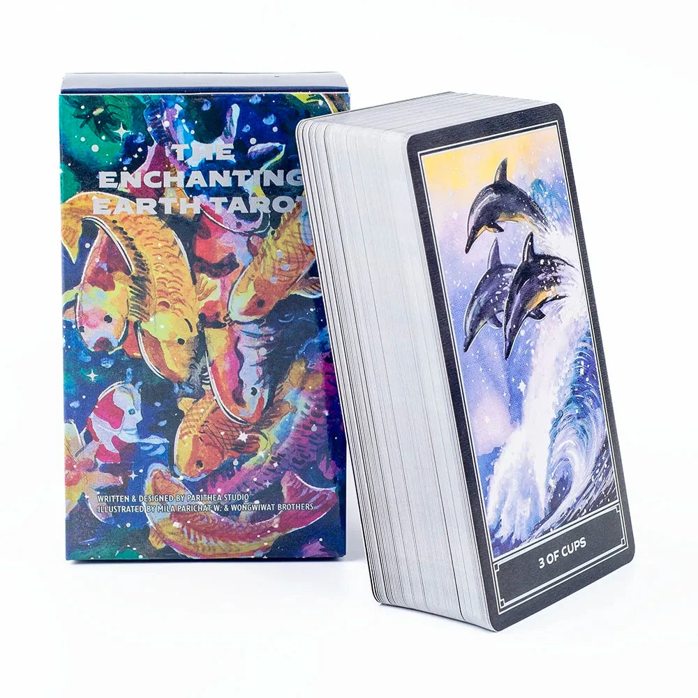 🔥The Enchanting Earth Tarot | 80-Card Nature-Inspired Divination & Board Game Deck