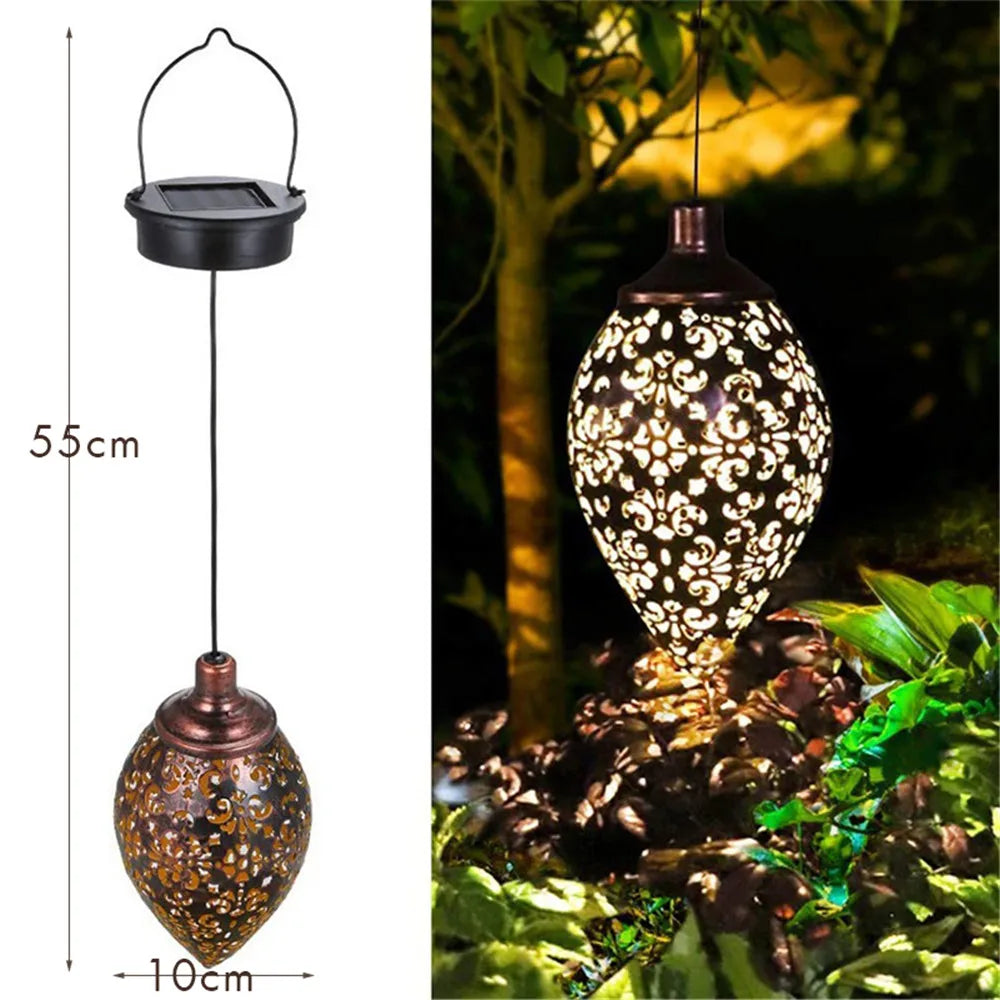 Water Drop Solar Projection Light – Waterproof Hollow Design for Garden, Patio, Fence, Street, Stair & Balcony Outdoor Decor