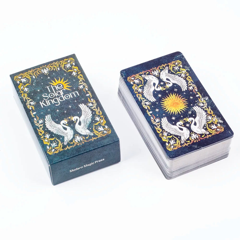 The Solar Kingdom Tarot Deck – 78 Card Oracle Set for Divination and Board Games