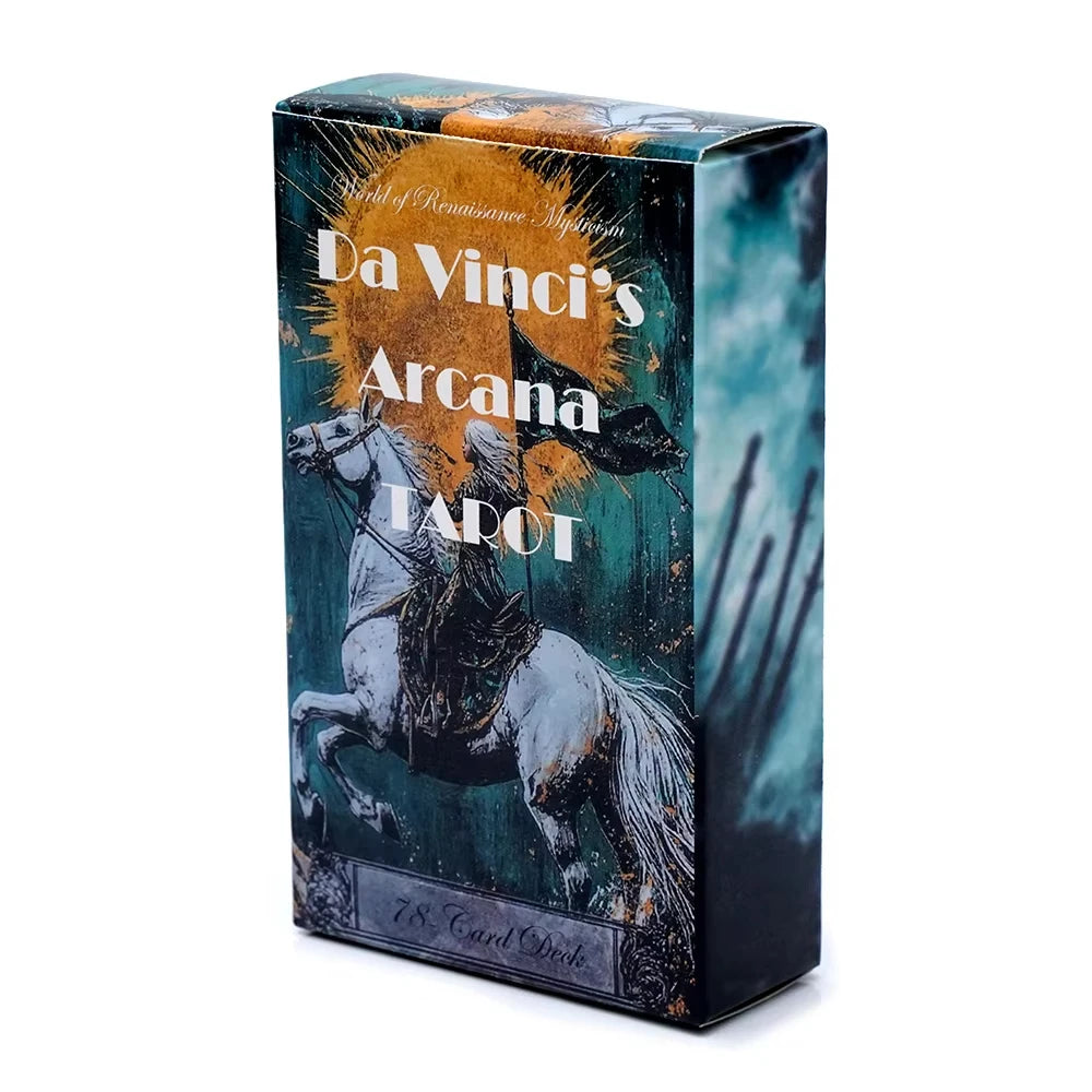 🌟 Da Vinci's Arcana Tarot – Handcrafted 78-Card Deck Featuring Mystical Renaissance Art for Intuitive Readings and Spiritual Guidance