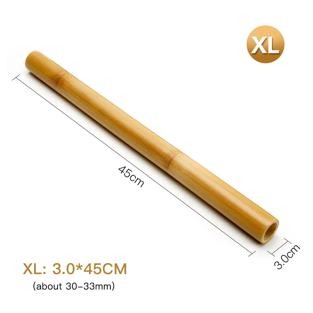 Natural Bamboo Massage Sticks Wood Therapy Anti Cellulite Gua Sha Massager Muscle Pain Relief Maderoterapia Scraping Tool XL