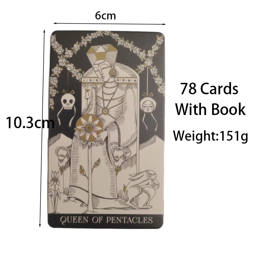78Pcs Longest Dream Tarot Card Set High-Quality Divination Tool With Detailed Guidebook Colorful Frame Fortune Telling Cards