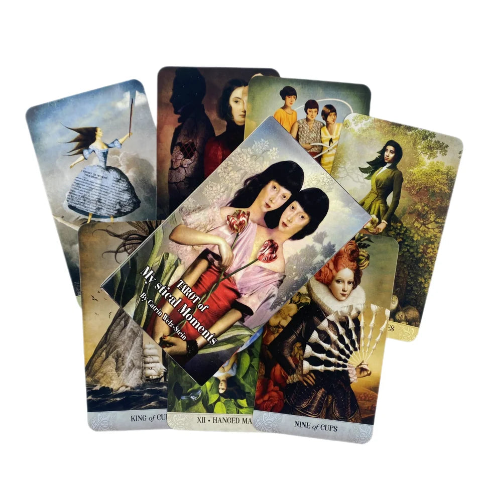 Tarot Of Mystical Moments Cards A 83 Deck Oracle Entertainment Cards Family Gathering Divination Deck