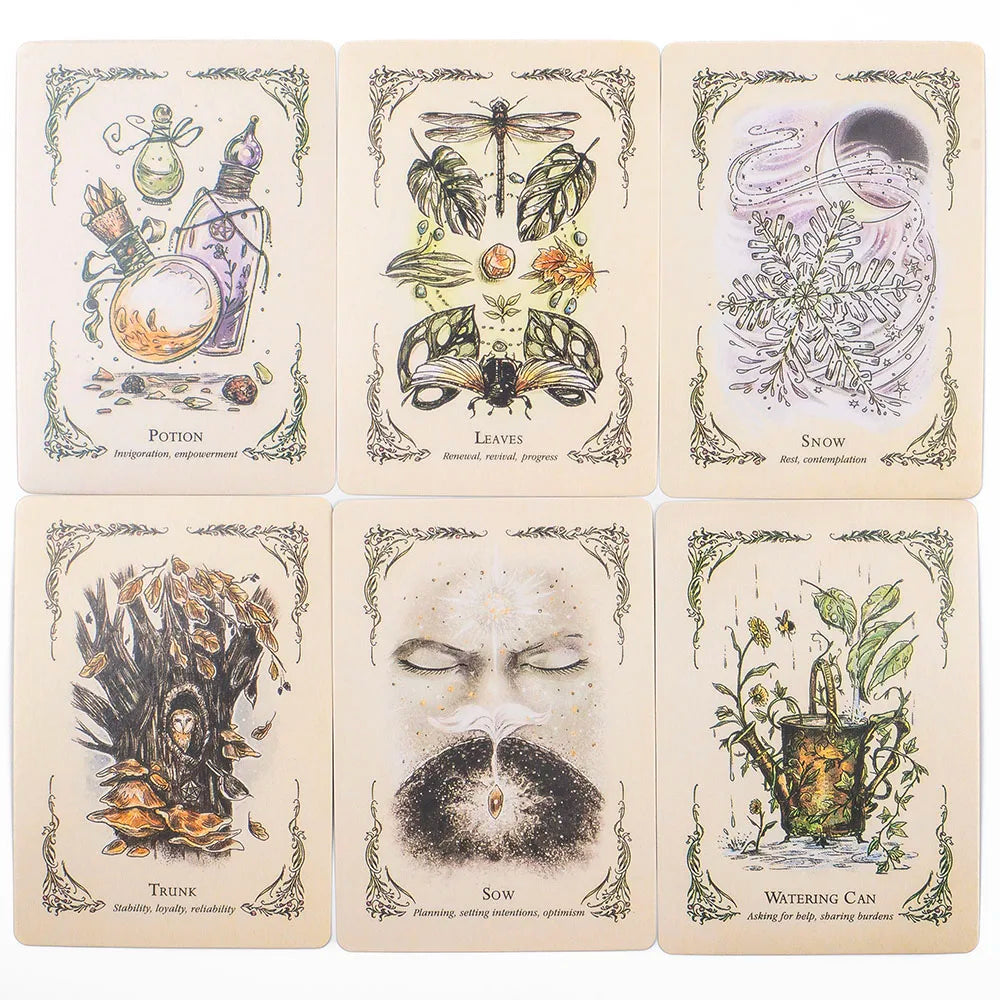 The Green Witch's Oracle Deck – 50 Cards for Divination, Spiritual Guidance & Family Party Games