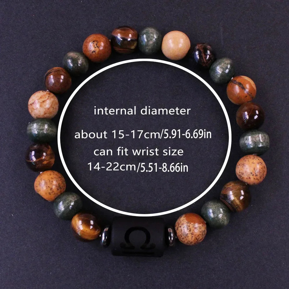 ✨ Boho Natural Stone Tiger’s Eye Bracelet – Unisex Jewelry for Women & Men – Unique Birthday & Christmas Gift for Boyfriend