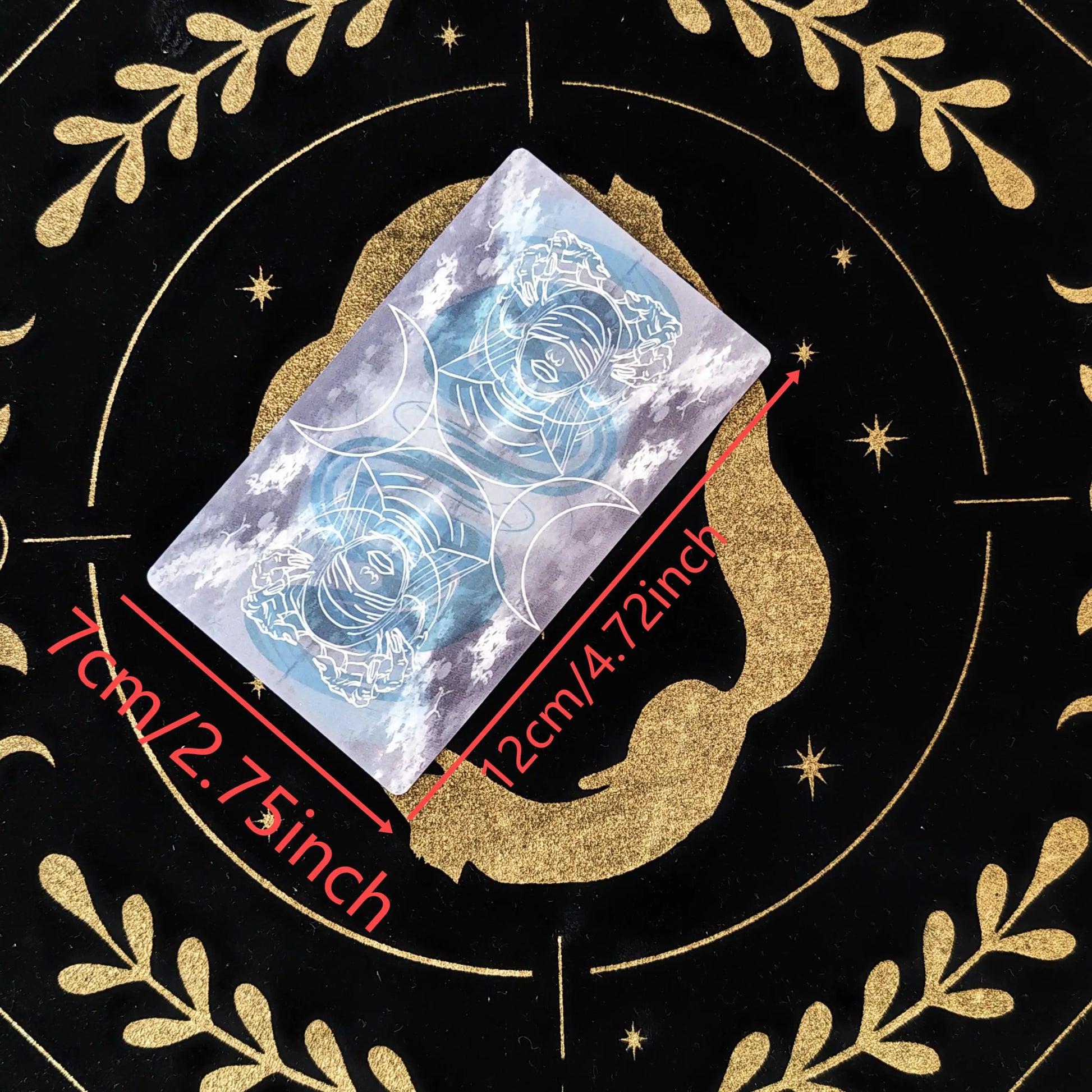 🔥12x7cm Sea Witch Tarot Deck | 78-Card English Visions Divination & Party Game Set