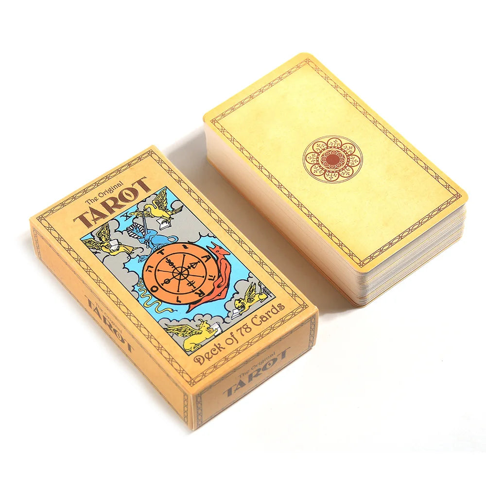 🌟 Traditional 78-Card Tarot Deck & Oracle Cards – Beginner-Friendly Edition for Soul Truths, Fate Predictions, and Family Board Game Entertainment