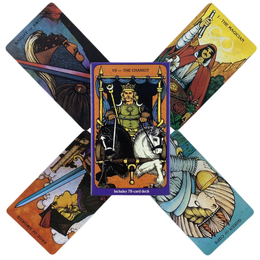Morgan Greer Tarot Deck – 78 Cards | English Edition | Vibrant Rider-Waite Inspired Tarot for Precognition & Divination Entertainment