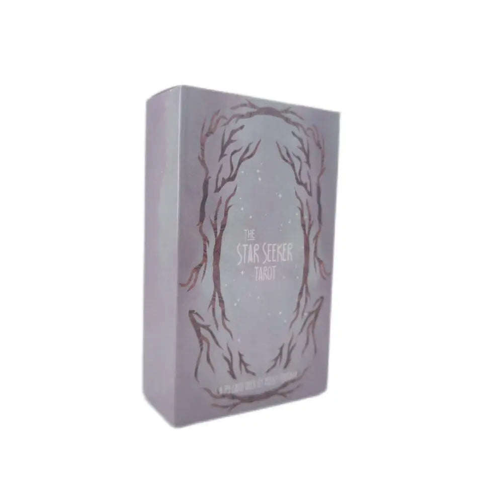 ✨ The Star Seeker Tarot Deck – 78 Cards Beginner Friendly Cosmic & Mystical Theme Compact 12 x 7 cm Includes 100-Page Guidebook Board Game & Divination Deck for Adults