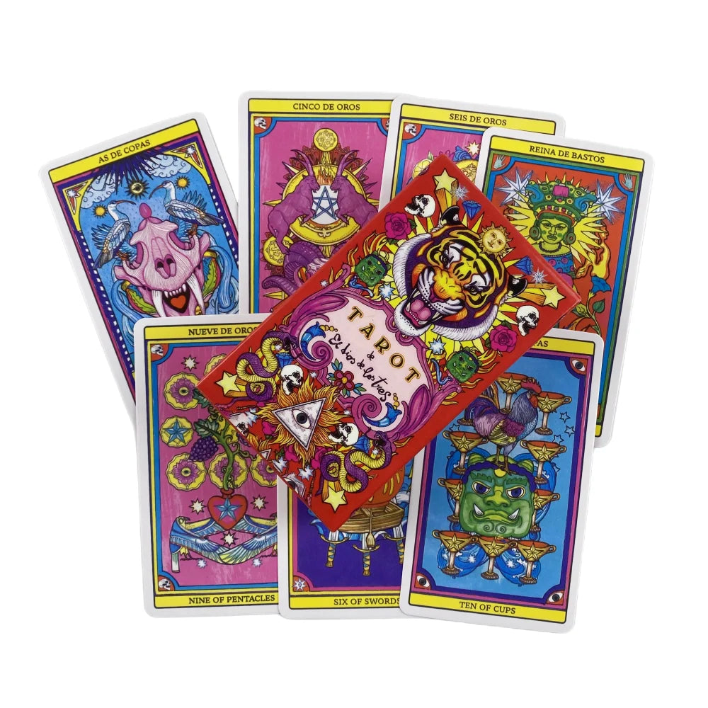 🌈 Crystal Visions Tarot Deck – Elegant 78-Card Rider-Waite Based System with Vivid Imagery for Spiritual Guidance and Entertainment TT160