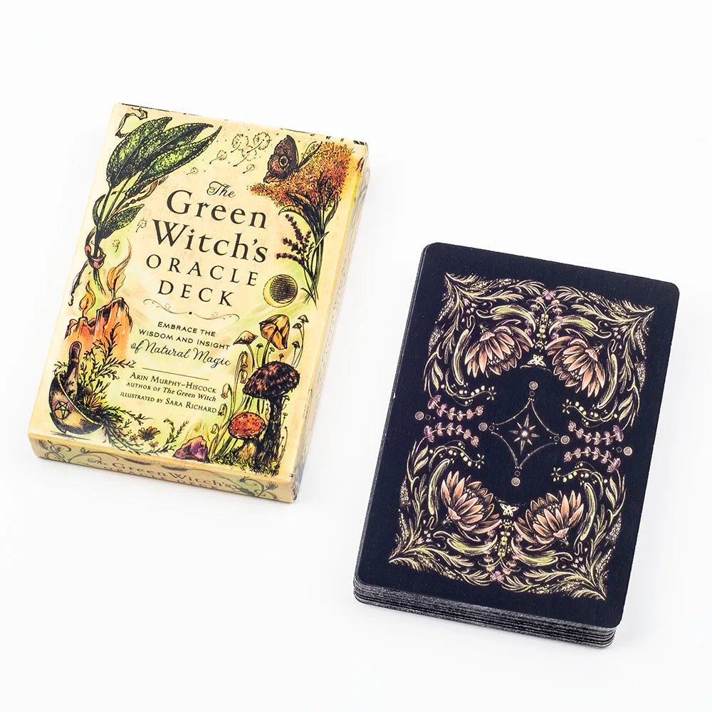The Green Witch's Oracle Deck – 50 Cards for Divination, Spiritual Guidance & Family Party Games