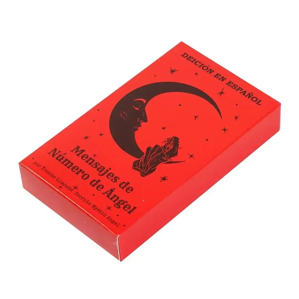 Angel Number Tarot Cards - 53-Card Oracle Deck for Spiritual Guidance, Family Fun, and Divination