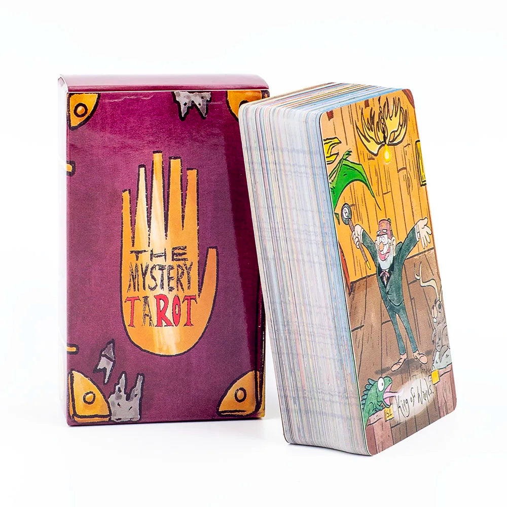 The Mystery Tarot – 78-Card English Deck (10.3x6 cm) for Mysterious Divination, Family Parties & Board Games
