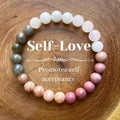 ✨ Natural Stone Symbolic Beaded Bracelet – Unisex Anxiety Relief, Protection, Money Attraction & Spiritual Inner Self-Love Jewelry Self Love