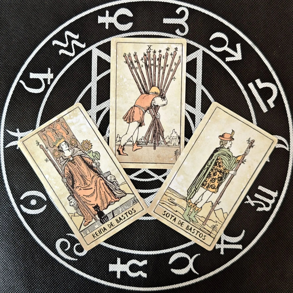 🎴 Tarot Cards Spanish Vintage Tarot Deck Spanish Edition 78pcs﻿ | Suitable for Beginners & Enthusiasts | Birthday Gift & Party Game