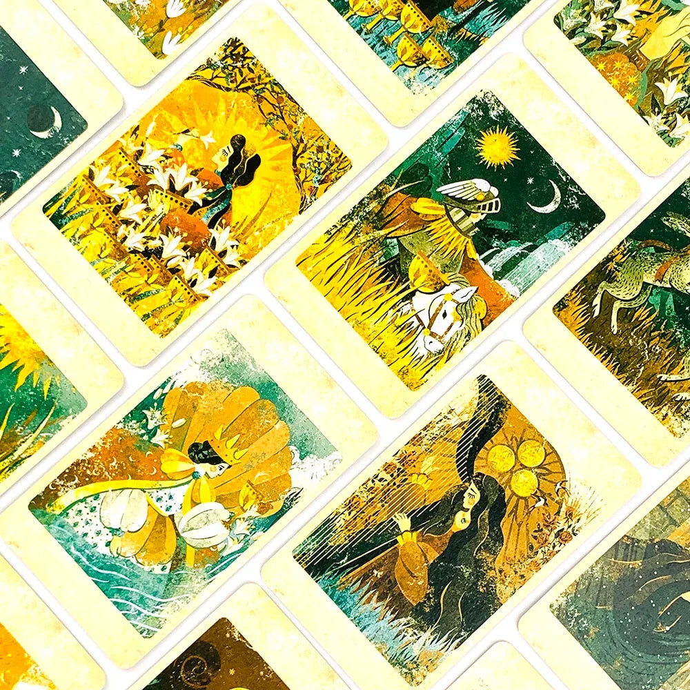 Magical Journey Cosmic Insight Tarot Deck – 78 Cards for Beginners, Family Fun & Holiday Party Games