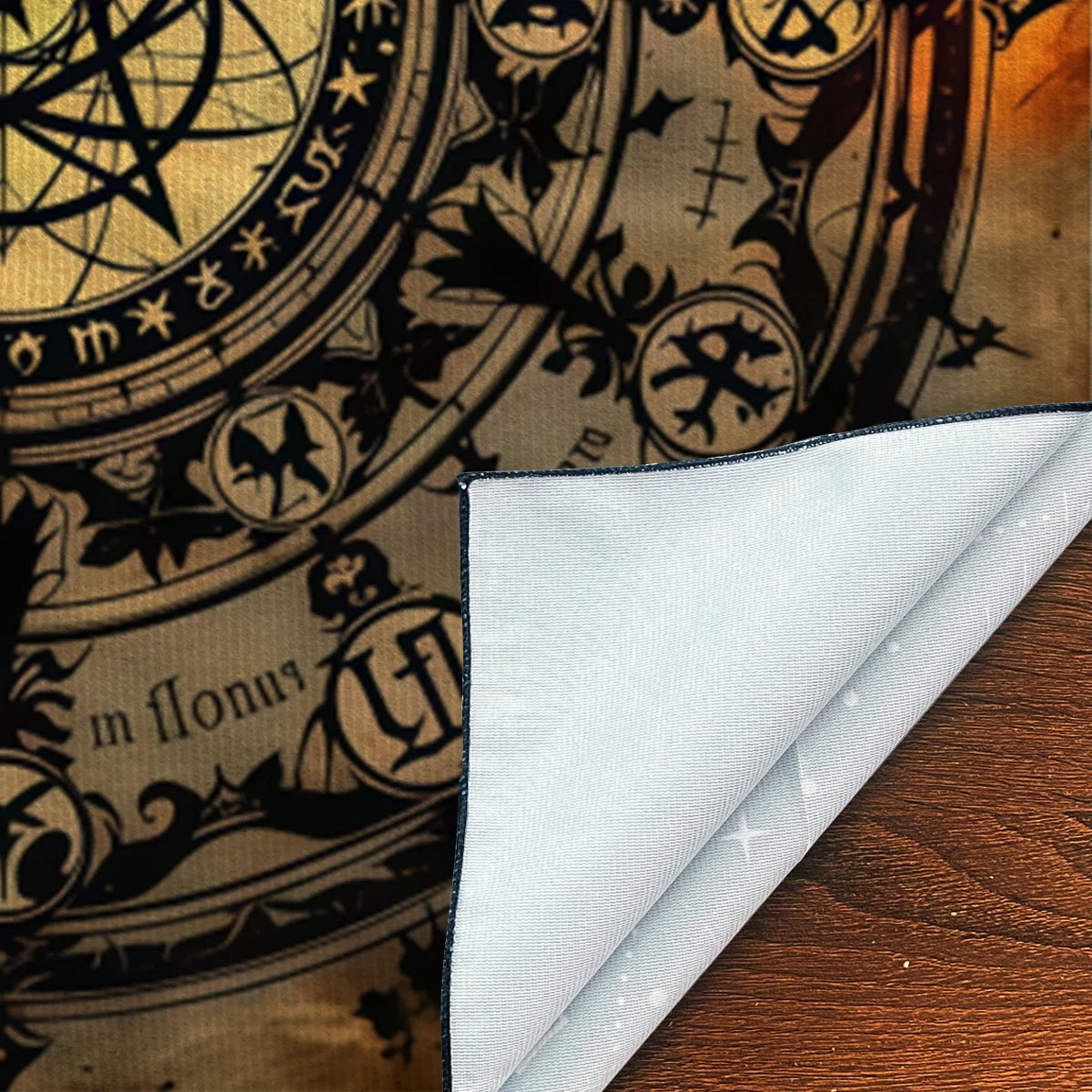 🃏 Creative Astrology Tarot Tablecloth – Altar Ritual Cloth & Party Decoration, A Perfect Gift for Tarot and Zodiac Enthusiasts