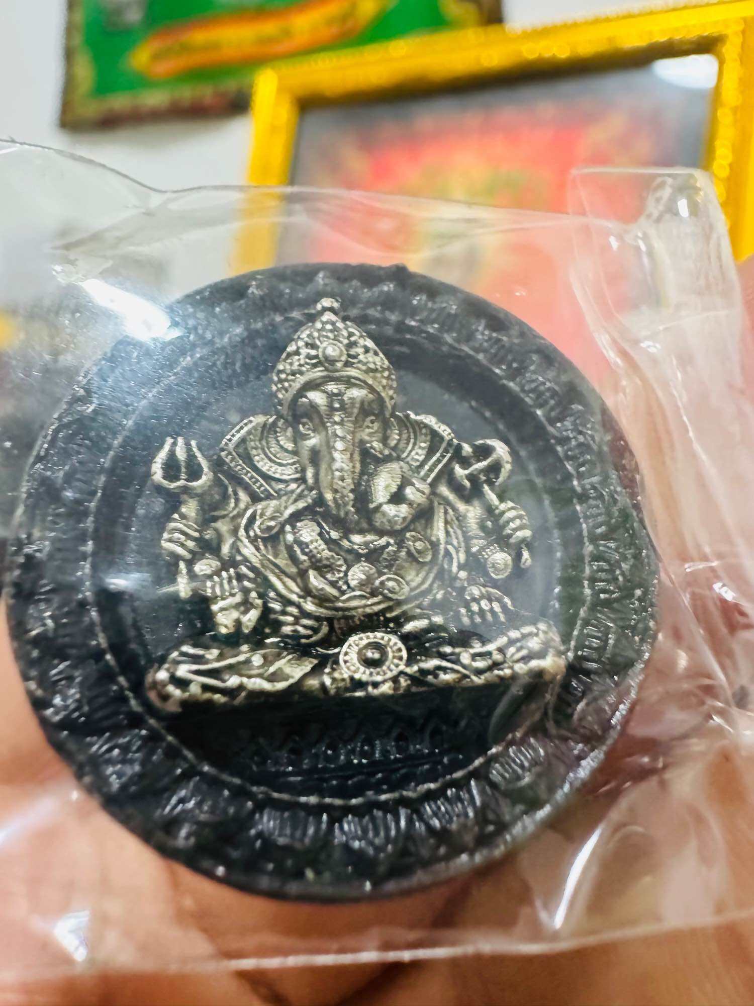 ✨ Authentic Phra Phikanet﻿ Double-Paneled Sacred Statue – Triple Consecration by Luang Pu Mahasila, Luang Pu Theng, and Wat Ban Jan Support – Supreme Blessings of Power and Prosperity ✨