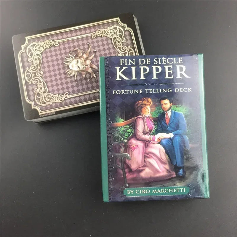 Fin Sieve Kipper Tarot Cards – English Version, 53-Card Oracle Deck for Divination, Family Party & Board Games