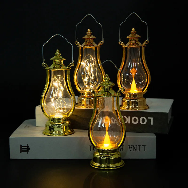 🕯️ LED Retro Oil Lamp with Spiritual Fortune – Cozy Ambiance & Safe Lighting | Free Shipping