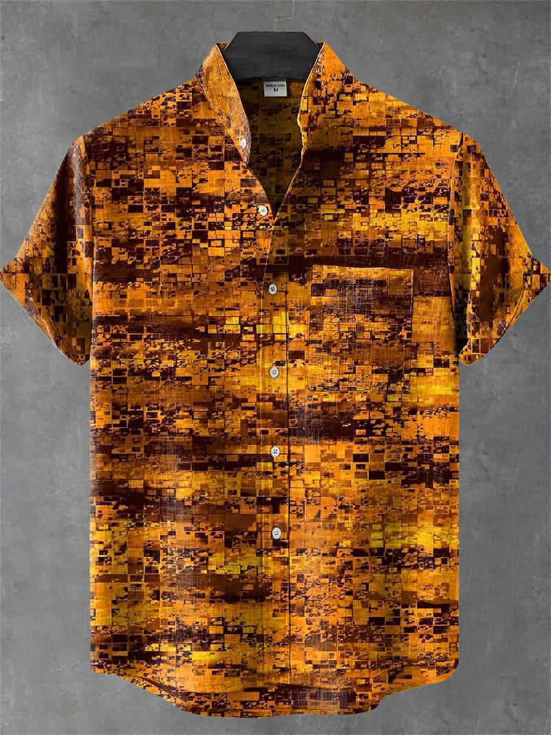 ✨ The Melodic Horizon 3D Social Hawaiian Shirt: Premium Men's Casual Summer Top – Featuring Hyper-Realistic College Music Graphics, Breathable Quick-Dry Fabric, and Signature Beach-to-Campus Silhouette HY632