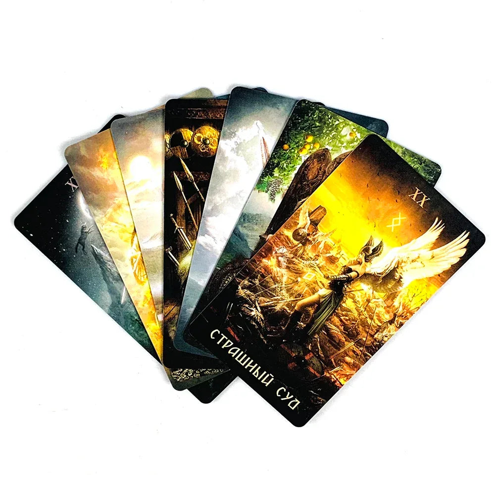 🎃 New Russian Version Tarot Cards | Family Gathering & Mysterious Divination Board Game – Perfect Halloween & Christmas Gift