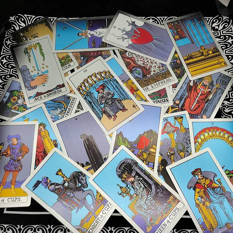 Rose Gold Tarot Deck with Gold Foil - Deluxe Edition